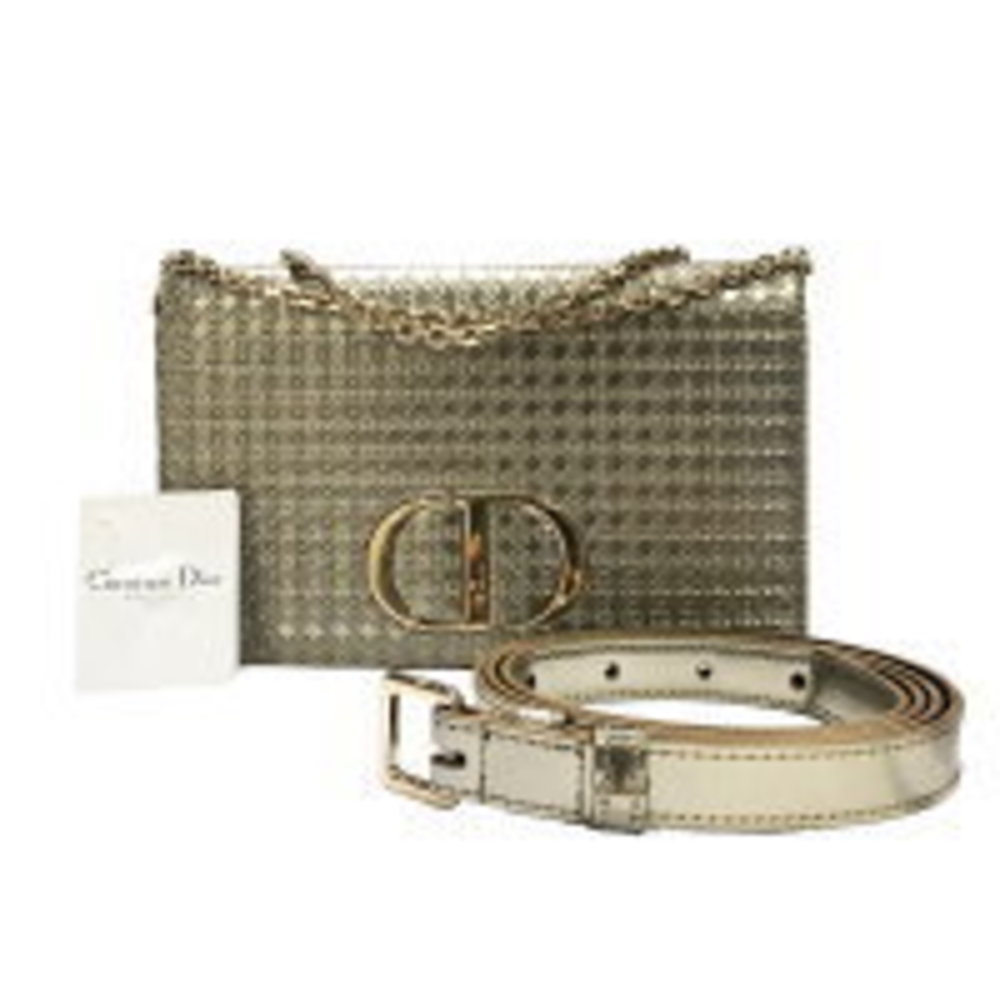 Christian Dior Montaigne Chain Wallet Belt Bag HO